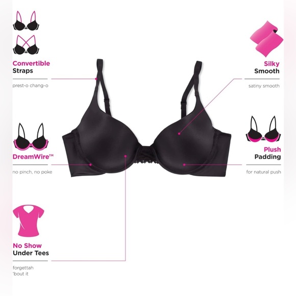 NWT Maidenform DreamWire Underwire Bra Size 36C - Picture 9 of 10